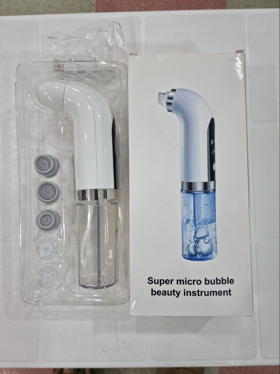 دستگاه میکرودرم آبریژن حبابی مدل super micro bubble beauty instrument