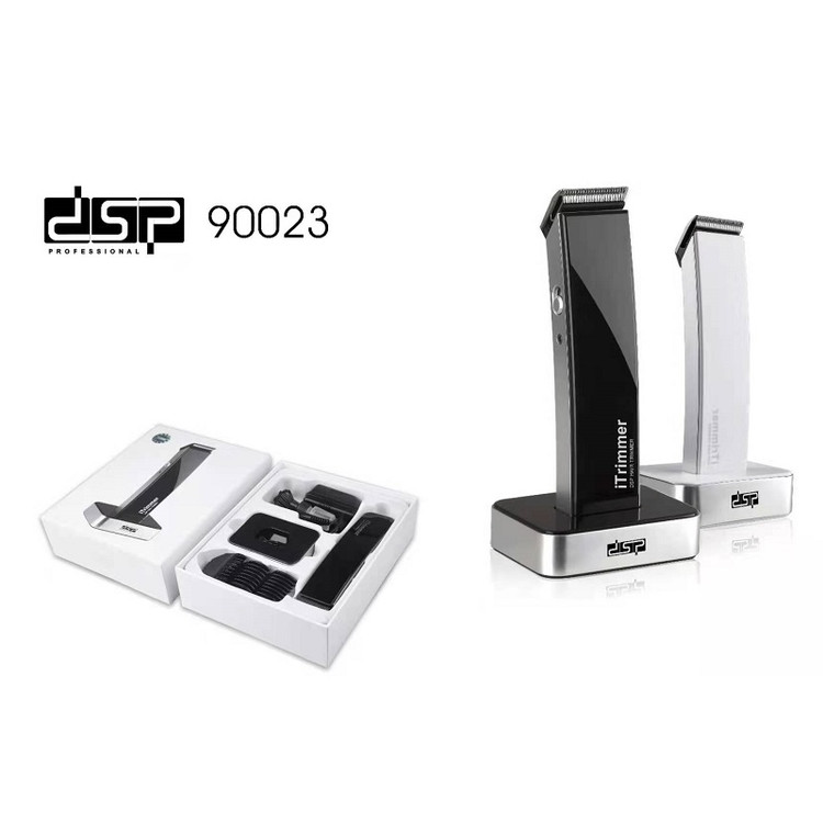 ماشین اصلاح سر و صورت دی اس پی مدل 90023A جنس تیغه: استیل ضد زنگ منبع تغذیه: باتری قابل شارژ ولتاژ برق: 220 تا 240 ولت قابلیت اصلاح با شماره ی صفر: دارد خط زن: دارد