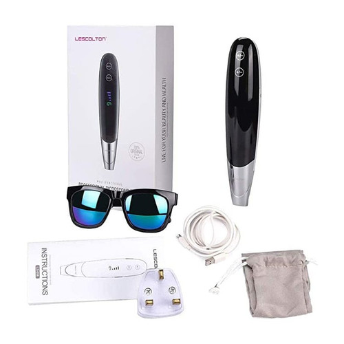 لیزر قلمی نت سل 9 قدرته لسکلتون حذف خالکوبی و کک و مک مدل Lescolton Ls-058