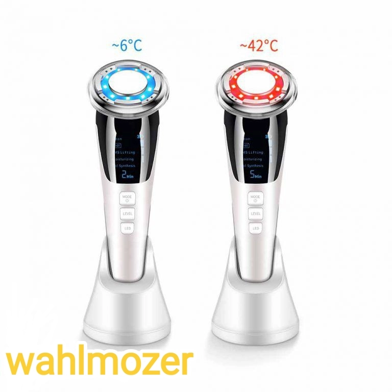 اسکوم سرد و گرم و نور درمانی 5کاره مدل EMS LED Photon Therapy Sonic Vibration Hot Cool Treatment   