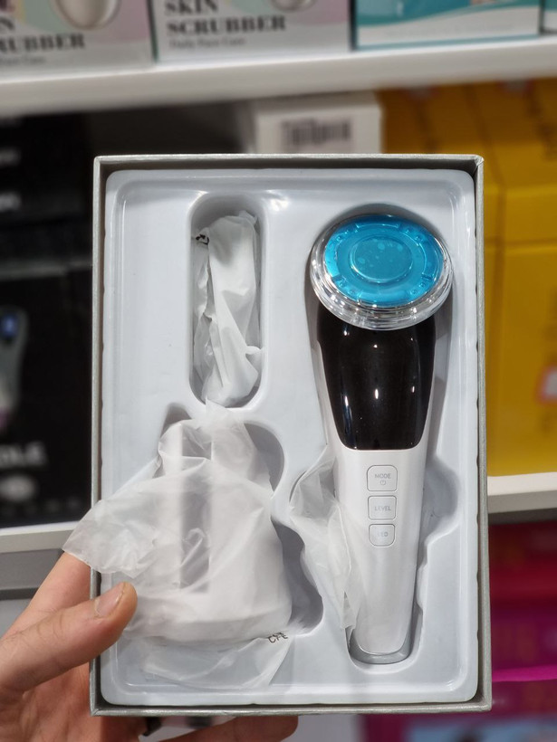 اسکوم سرد و گرم و نور درمانی 5کاره مدل EMS LED Photon Therapy Sonic Vibration Hot Cool Treatment