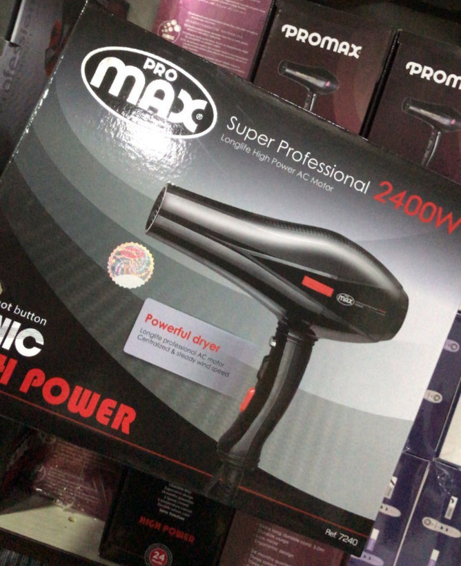 سشوار حرفه ای ۲۴۰۰ وات پرومکس مدل ۷۲۴۰