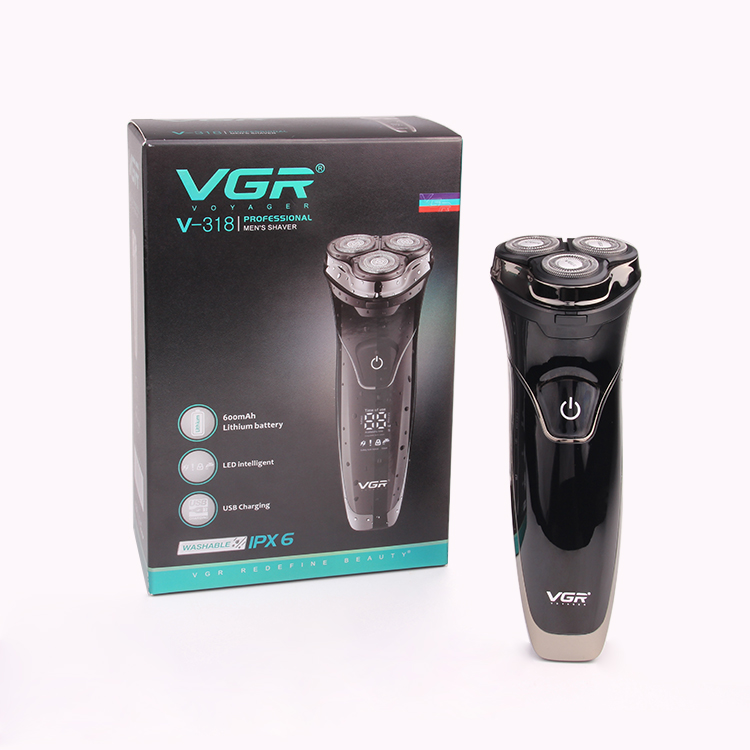 ماشین ریش تراش سه تیغ وی جی ار مدل v-318