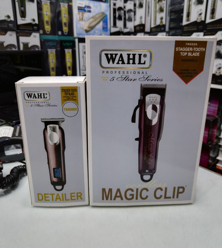 ست ماشین اصلاح وخط زن وال