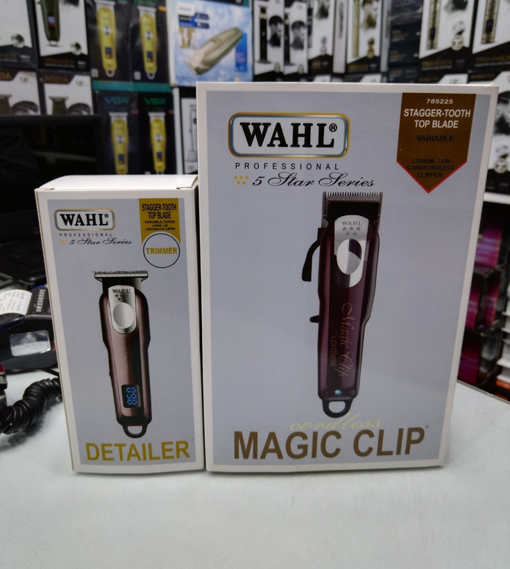 ست ماشین اصلاح  وخط زن وال